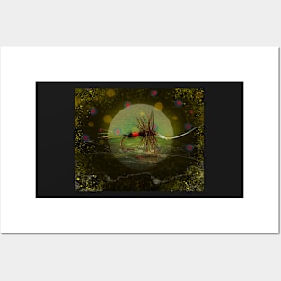 Royal Wolf Brook Trout Dreams Painting Posters and Art